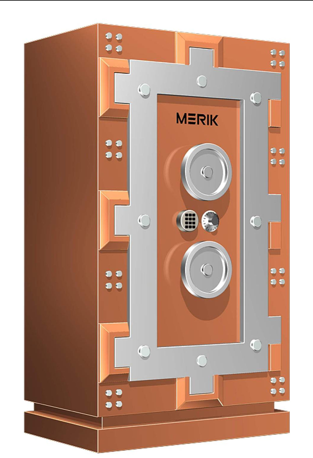 MERIK matrix gun safe with heavy duty outer and inner steel