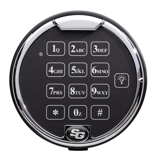 black electronic keypad for safe lock