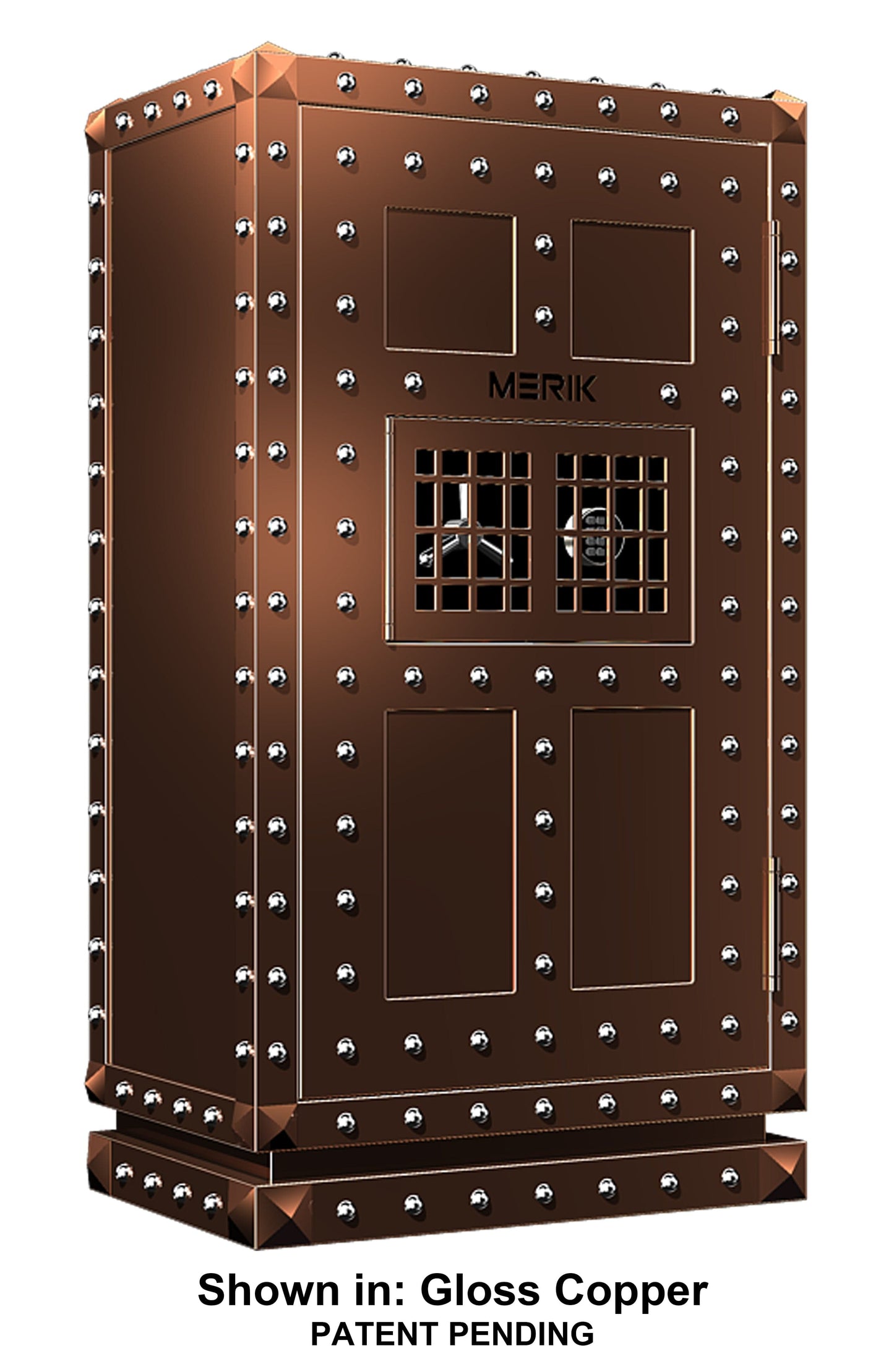 MERIK Dungeon Burglary and Fire Rated Gun Vault - 72’’h x 42”w x 28’’d - 42 Gun Capacity - Patented - Available early 2024